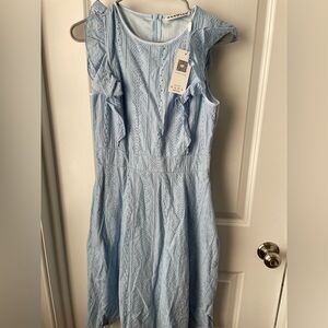 Light Blue Midi Dress- NWT